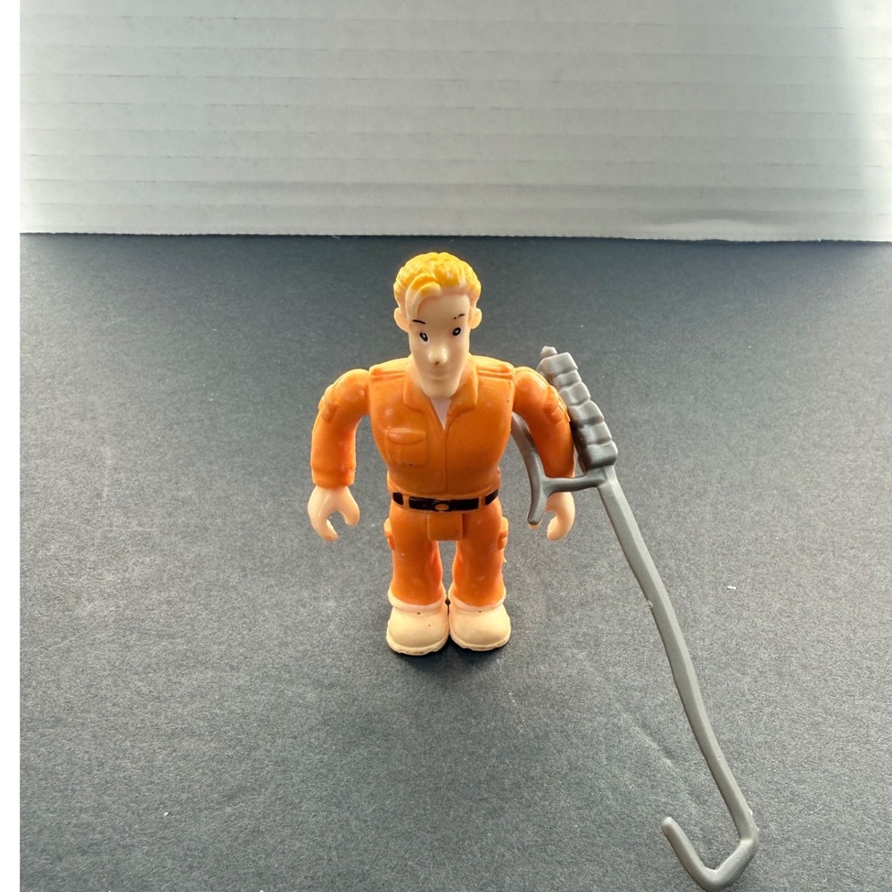 Fireman‎ Sam Tom Thomas Action Figure Orange Rescue Jumpsuit with Hook Accessory
